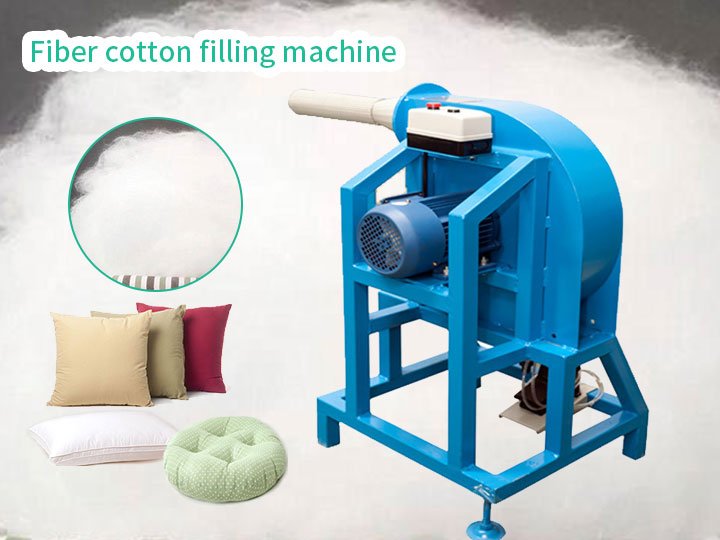 Fiber cotton pillow filling machine